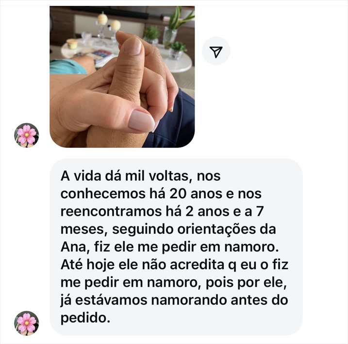 Depoimento: seguindo orientaÃ§Ãµes da Ana, ele me pediu em namoro